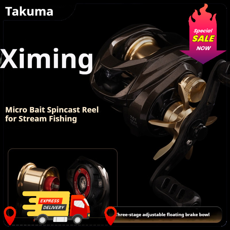 Abu Garcia Reel Max - Moulinet de pêche Micro Bait Baitcasting