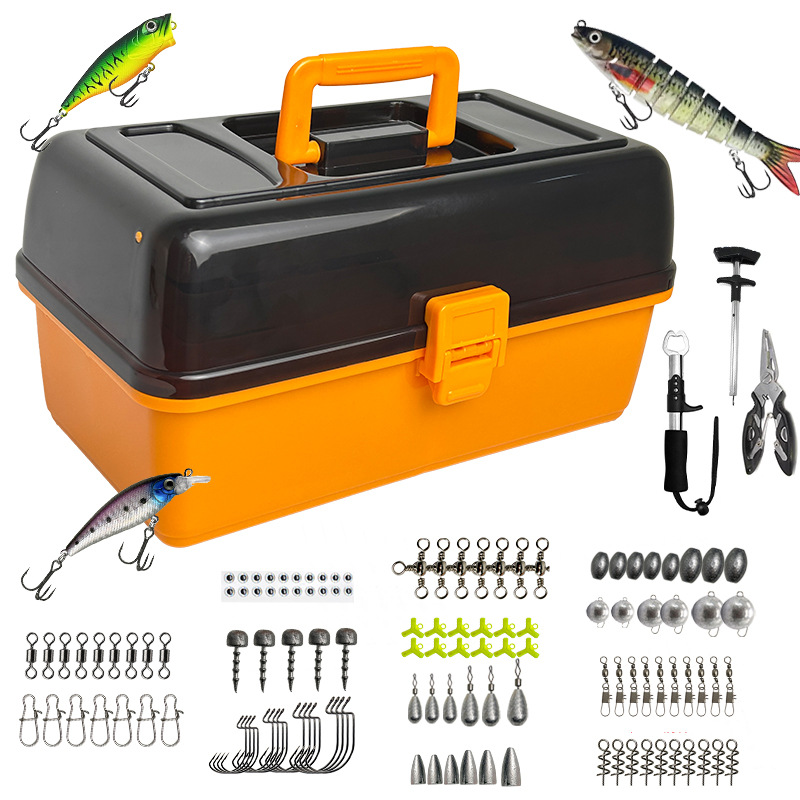 Fishing Hook Box - Grand ensemble de 547 leurres souples