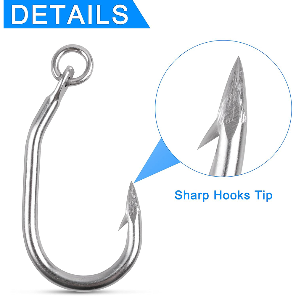 12 pièces hameçons de pêche au - Fishing Hook Circle avis et prix