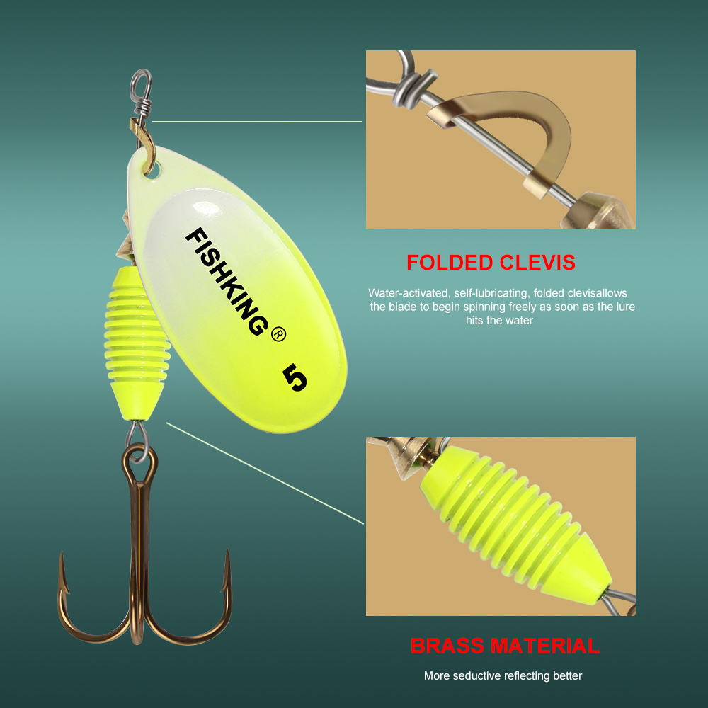 Leurre métallique rigide de ha - Fishing Hook Treble avis et prix