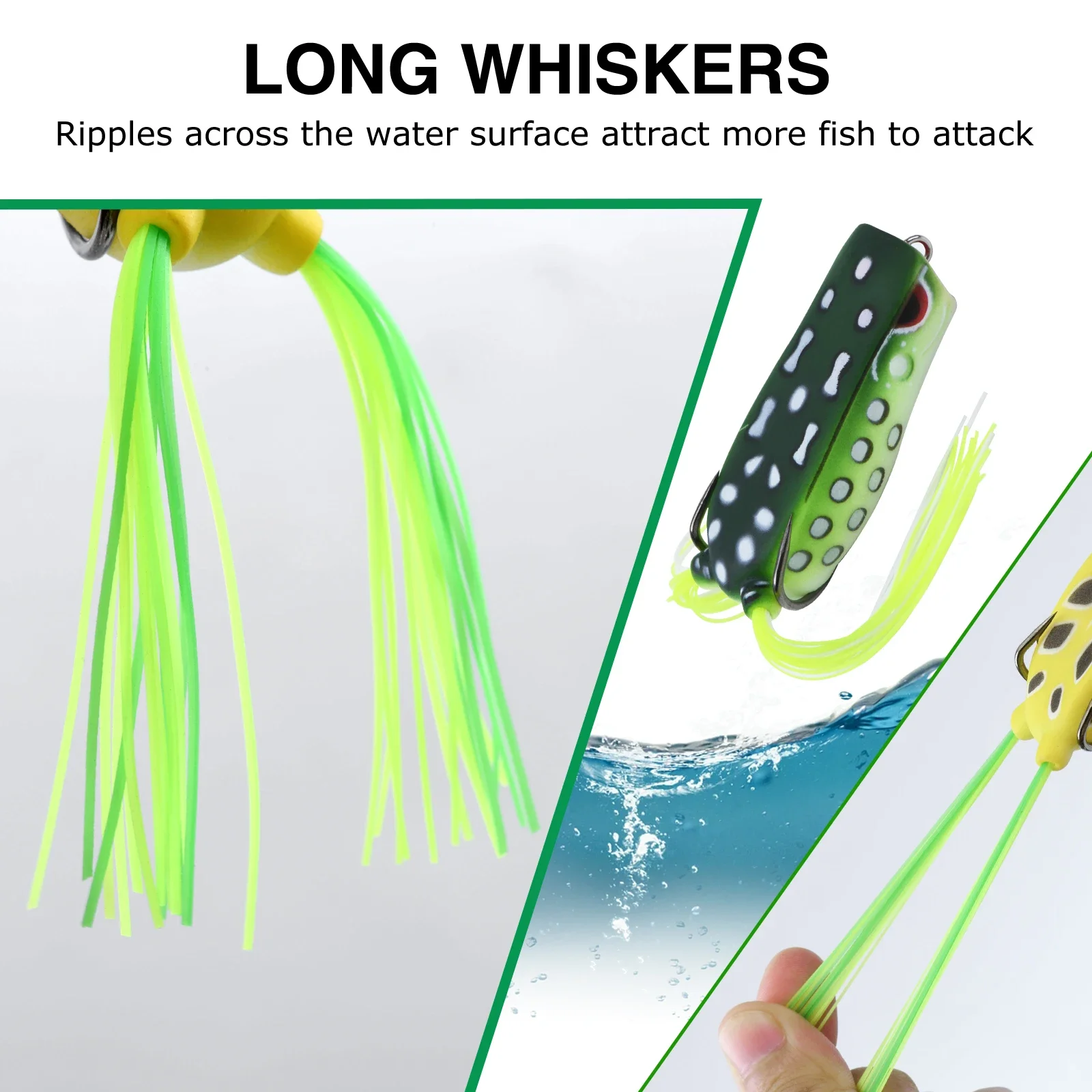 Leurre de pêche en PVC souple  - Fishing Hook Weedless avis et prix