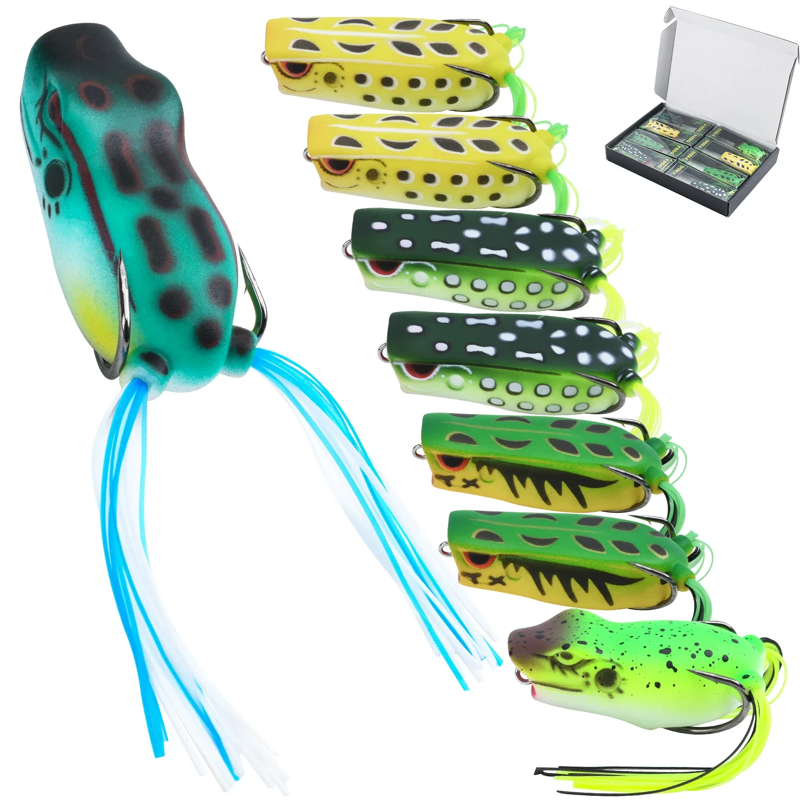 Leurre de pêche en PVC souple  - Fishing Hook Weedless avis et prix
