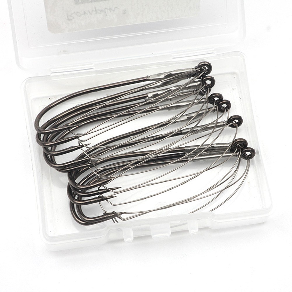 Lot de 10 hameçons de pêche à  - Fishing Hook Weedless avis et prix