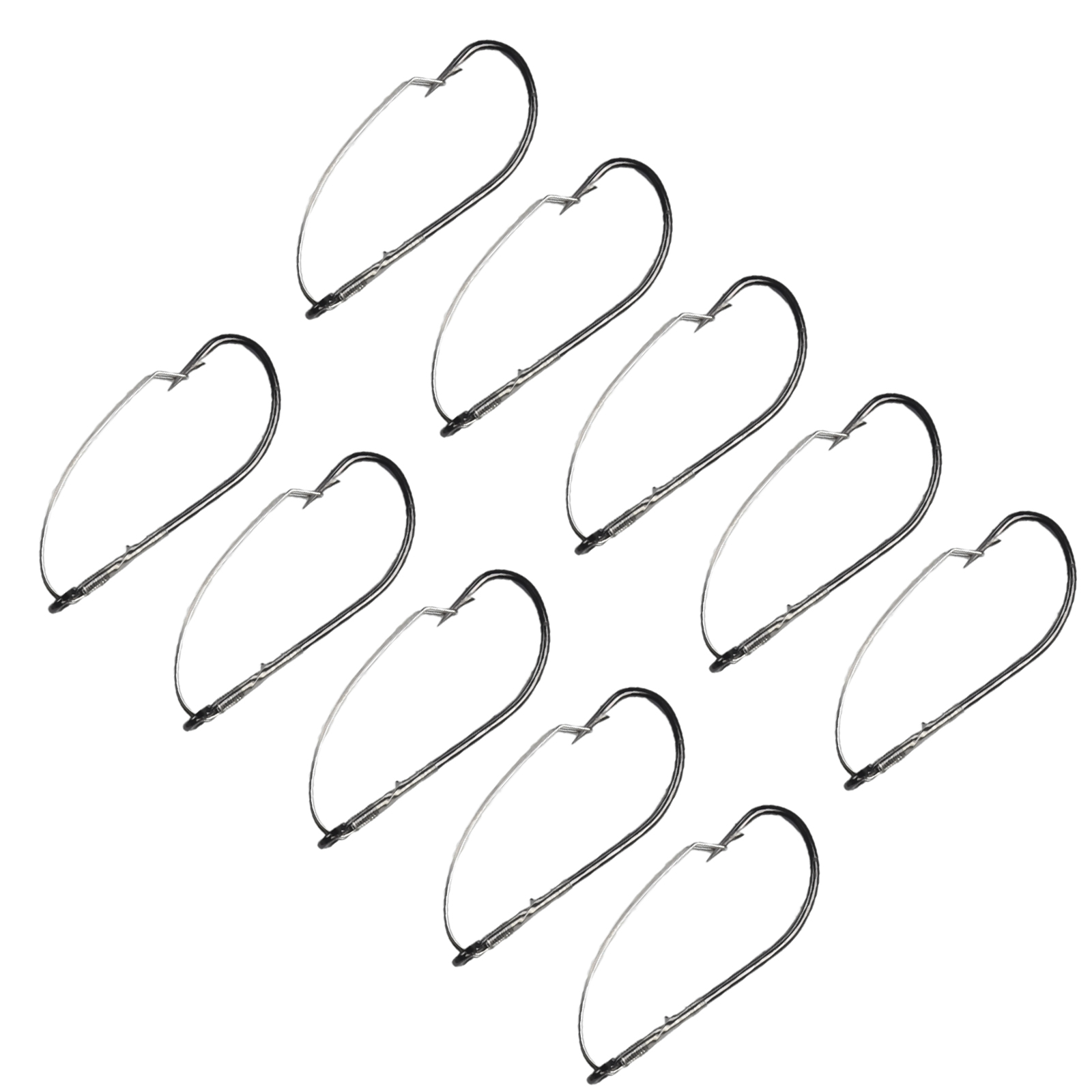 Lot de 10 hameçons de pêche à  - Fishing Hook Weedless avis et prix