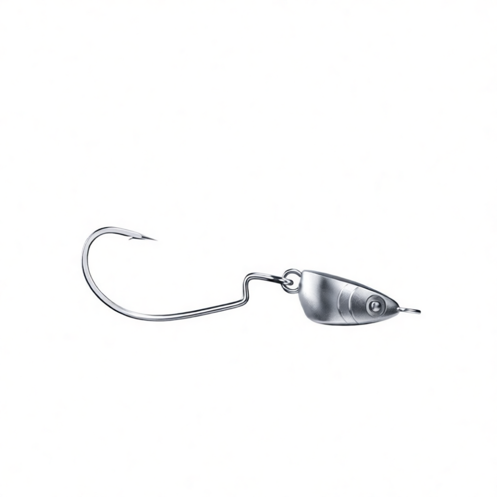 Hameçon à tête plombée anti-ép - Fishing Hook Weedless avis et prix