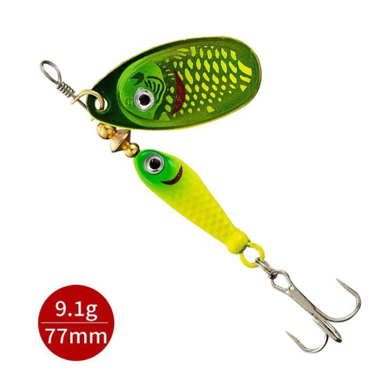Leurre métallique rotatif à pa - Fishing Hook Treble avis et prix